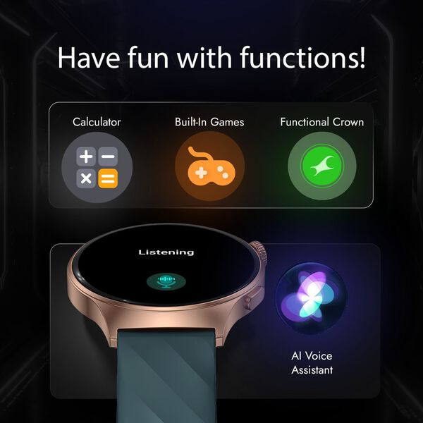 Fastrack Limitless FR1 PRO Smartwatch 3.63 cm AMOLED Display with AOD, 100+ Sports Modes & Watchfaces, 24*7 Health Suite - image number 5