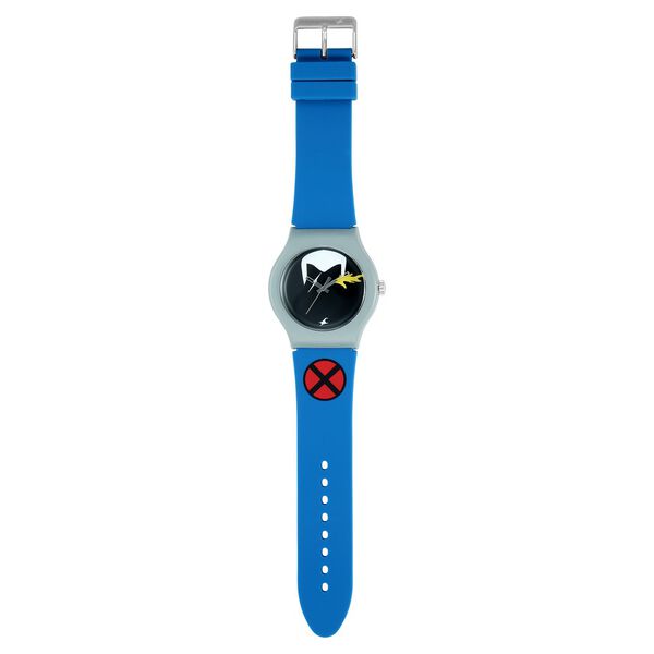 Fastrack Deadpool Quartz Analog Bicolour Dial Silicone Strap Unisex Watch - image number 4