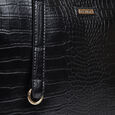 Fastrack Chic Textured Tote Bag for Women | Stylish Bag for Ladies, Women, Girls | Casual Spacious Tote Bag Made of High-Quality Faux Leather (Black) - image number 9