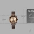 Fastrack Stunners Quartz Analog Brown Dial Brown Stainless Steel Strap Watch For Girls - image number 3