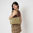 Fastrack buttonup shoulder bag - white