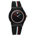 Fastrack Zine Quartz Analog Black Dial Black Silicone Strap Watch For Girls - image number 1