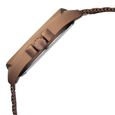 Vyb Aviator By Fastrack Quartz Analog Brown Dial Brown Stainless Steel Strap Watch For Guys - image number 4