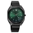 Fastrack 9 to Fine Analog with Green Dial Metal Strap Watch for Guys - image number 1