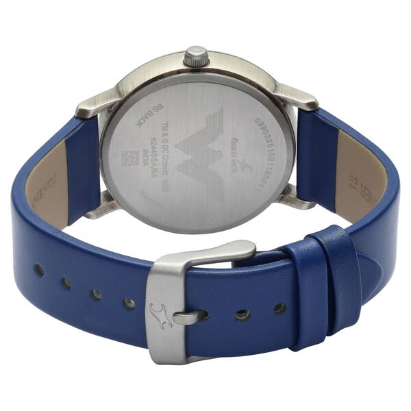 Fastrack Wonder Woman Quartz Analog Silver Dial Leather Strap Watch for Girls - image number 5