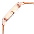 Fastrack Glitch Quartz Analog Rose Gold Dial Leather Strap Watch for Girls - image number 3