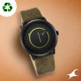 Fastrack Revibe Quartz Analog Black Dial Fabric Strap Watch for Guys - image number 0