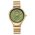 Fastrack Gelato brown multifunction metal strap watch with Chocolate dial for Girls