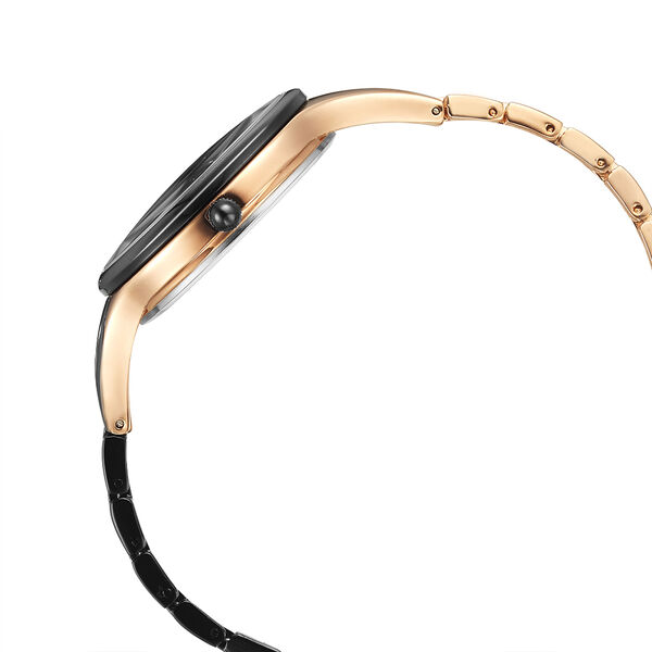 Fastrack Vyb Striker Quartz Analog Rose Gold Dial Metal Strap Watch for Girls - image number 4