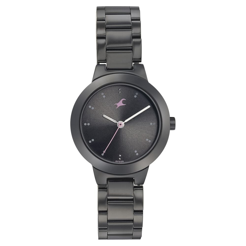 Fastrack black dial stainless steel watches sale