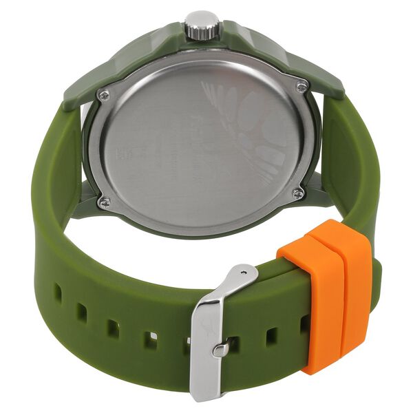 Fastrack Quartz Analog Black Dial Silicone Strap Watch for Unisex - image number 3