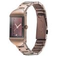 Fastrack Go Skate Quartz Analog Brown Dial Stainless Steel Strap Watch for Girls - image number 2