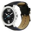 Fastrack Hitlist Quartz Analog Black Dial Leather Strap Watch for Guys - image number 2