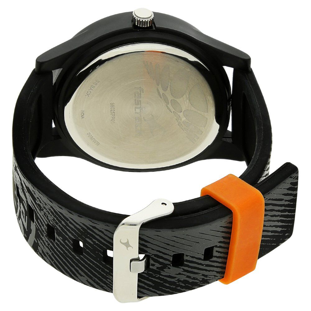 Buy Online Fastrack Quartz Analog Grey Dial Plastic Strap Watch for Unisex ns38025pp01 Fastrack