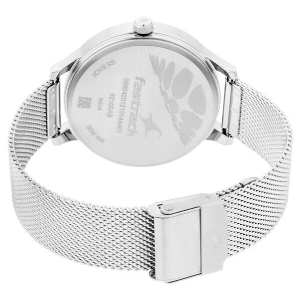 Fastrack Fit Outs Quartz Analog Black Dial Metal Strap Watch for Girls - image number 4