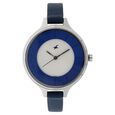 Fastrack Quartz Analog Bicolour Dial Stainless Steel Strap Watch for Girls