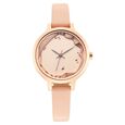 Fastrack Uptown Retreat Quartz Analog Rose Gold Dial Leather Strap Watch for Girls - image number 2