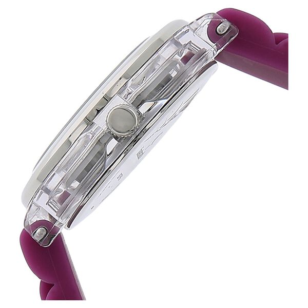 Fastrack Quartz Analog Silver Dial Plastic Strap Watch for Girls - image number 2