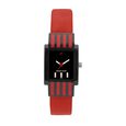 Fastrack Quartz Analog Black Dial Leather Strap Watch for Girls - image number 0