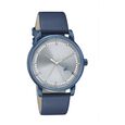 Fastrack Style Up Silver Dial Leather Strap Watch for Guys - image number 0