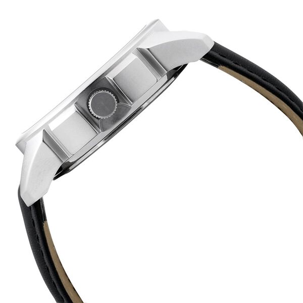 Fastrack Loopholes Quartz Analog Black Dial Leather Strap Watch for Guys - image number 2