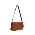 Fastrack Structured Shoulder Bag for Women | Trendy Shoulder Bag for Girls, Ladies, Women | Chic Textured Bag Made of High Quality Faux Leather (Tan) - image number 1