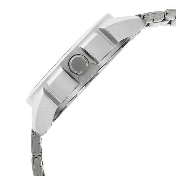 Fastrack Quartz Analog Silver Dial Stainless Steel Strap Watch for Guys - image number 2
