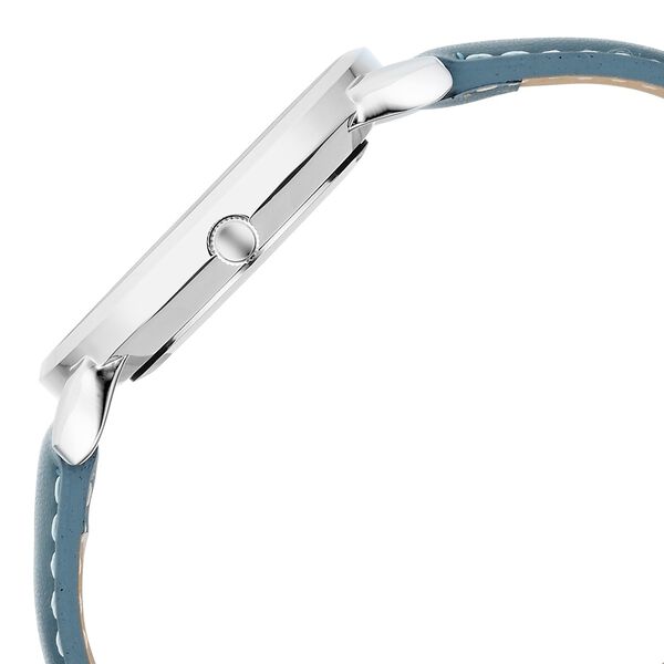 Fastrack Stunners X Quartz Analog Silver Dial Leather Strap Watch For Guys - image number 3