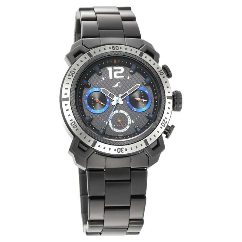Buy Online Fastrack All Nighters Quartz Analog Black Dial