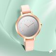 Fastrack Style Up Silver Dial Leather Strap Watch for Girls - image number 0
