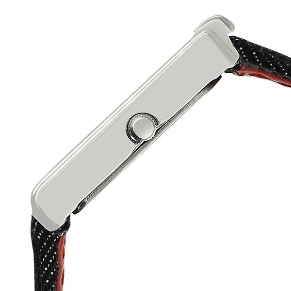 Fastrack Denim Quartz Analog Black Dial Denim Strap Watch for Girls - image number 3
