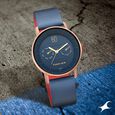 Fastrack Blue Dial Leather Strap Watch for Girls - image number 0