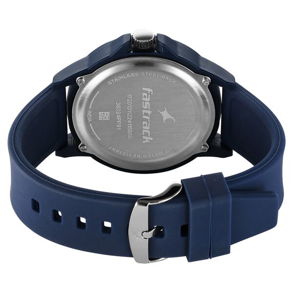 Fastrack Tees Urbanique Quartz Analog Multicoloured Dial Silicone Strap watch For Guys - image number 4
