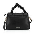 Fastrack Ruched Handle Satchel Bag with Detachable Sling in Black - image number 2