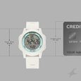 Fastrack Streetstyle Digital Dial Beige Polyether Strap Watch For Unisex - image number 3