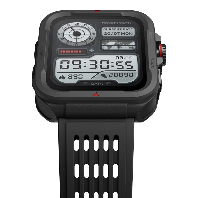 Fastrack Active with 1.83" UltraVU HD Display and Functional Crown Rugged Smartwatch with Auto Multisport Recognition - image number 2