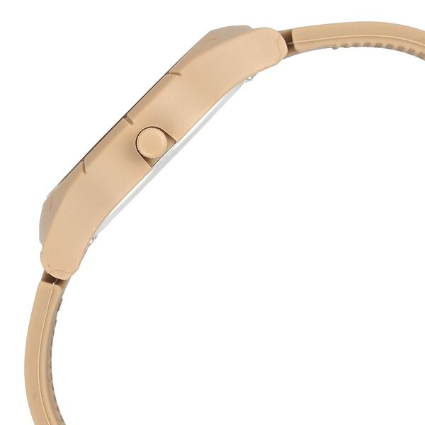 Fastrack Tees Wanderlust Quartz Analog Beige Dial Silicone Strap Watch for Girls - image number 3