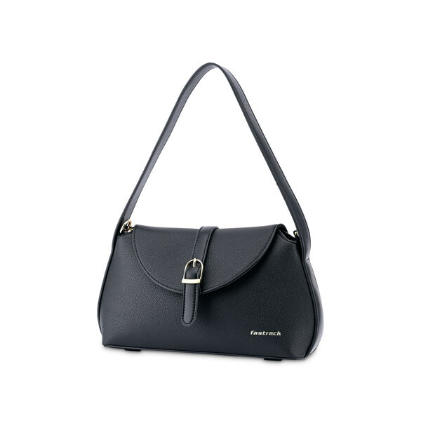 Fastrack Colour Pop Shoulder Bag in Black - image number 3