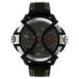 Fastrack Quartz Analog Silver Dial Leather Strap Watch for Guys