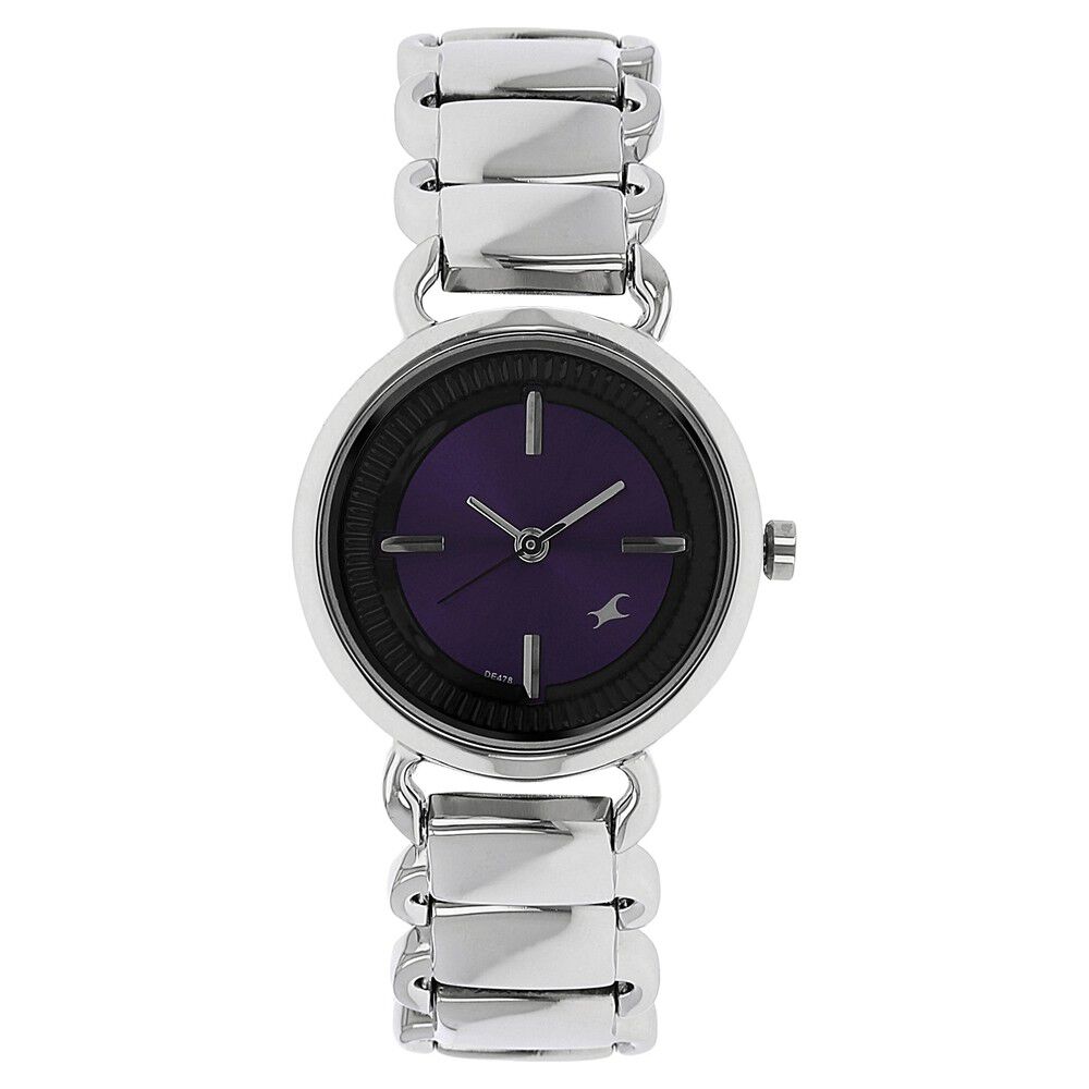 Fastrack purple dial new arrivals watch