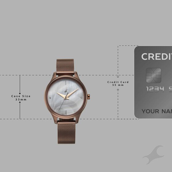 Fastrack 2X Edit Analog with Silver MOP Dial Interchangeable Strap Watch for Girls - image number 3