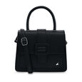 Fastrack Solid Structured Satachel  in Black - image number 1