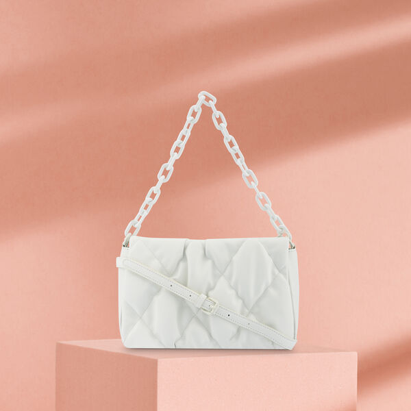 White Shoulder Bag - image number 0