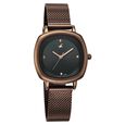 Fastrack Stunners Quartz Analog Black Dial Brown Stainless Steel Strap Watch For Girls - image number 1
