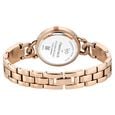 Vyb Mirage By Fastrack Quartz Analog White Dial Rose Gold Metal Strap Watch For Girls - image number 5