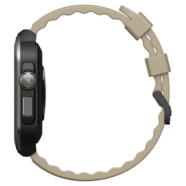 Fastrack Active Pro with 4.69 cm AMOLED Display and AOD, Functional Crown, BT Calling Rugged Smartwatch with Khaki Strap - image number 2
