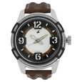 Fastrack Quartz Analog White Dial Leather Strap Watch for Guys - image number 0