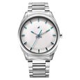 Fastrack Quartz Analog Black Dial Black Stainless Steel Strap Watch for Guys