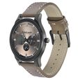Fastrack Dial It Up Quartz Multifunction Beige Dial Leather Strap Watch for Guys - image number 2