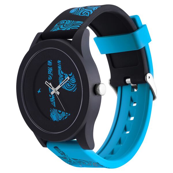 Fastrack Quartz Analog Black Dial Plastic Strap Watch for Unisex - image number 2